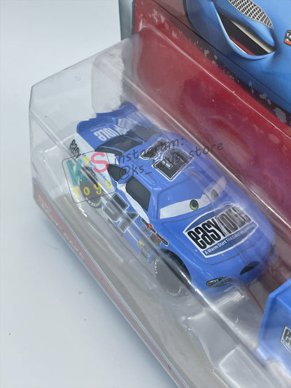 Disney Pixar Cars 1:55 by Mattel 2-Pack, "RUBY “EASY” OAKS AND EASY IDLE PITTY" - PISTON CUP SERIES - BNIP READ DESCRIPTION!!!!!!!!!