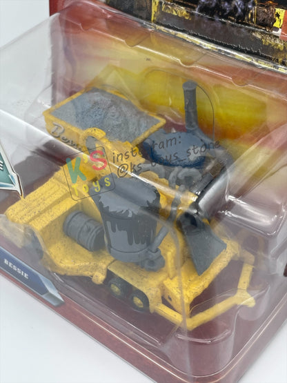 DELUXE DISNEY PIXAR CARS BY MATTEL, "BESSIE" FIRST RELEASED - BNIP - PACKAGING IS NOT IN MINT CONDITION