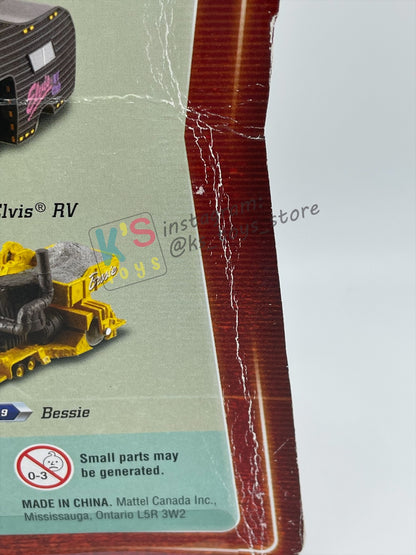 DELUXE DISNEY PIXAR CARS BY MATTEL, "BESSIE" FIRST RELEASED - BNIP - PACKAGING IS NOT IN MINT CONDITION