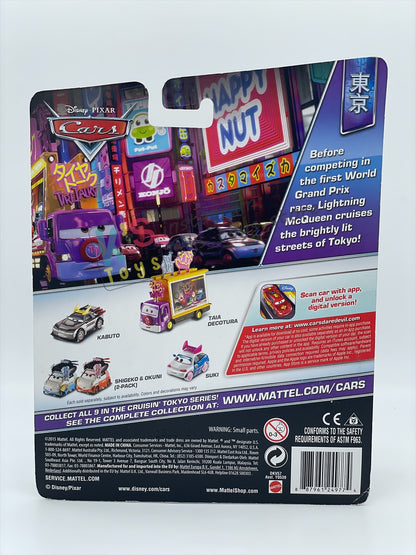 DELUXE DISNEY PIXAR CARS BY MATTEL, "TAIA DECOTURA" CRUISIN' TOKYO - BNIP