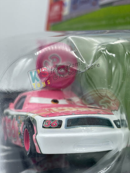 Disney Pixar Cars 1:55 by MATTEL, "PIT RACE-OFF TANK COAT #36" , LAUNCH & RACE - BNIP