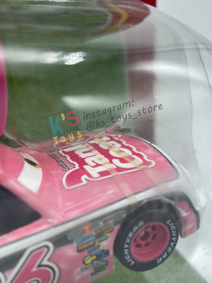 Disney Pixar Cars 1:55 by MATTEL, "PIT RACE-OFF TANK COAT #36" , LAUNCH & RACE - BNIP