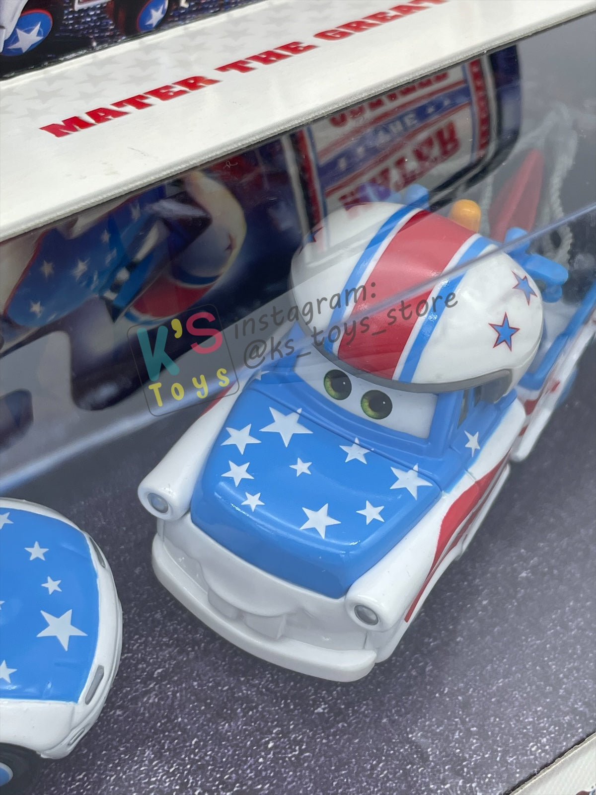 DISNEY PIXAR CARS 1:55 BY MATTEL - CARS TOON MATER THE GREATER 3-PACK GIFT SET - MATER FAN MIA, MATER FAN TIA AND MATER THE GREATER - BNIB