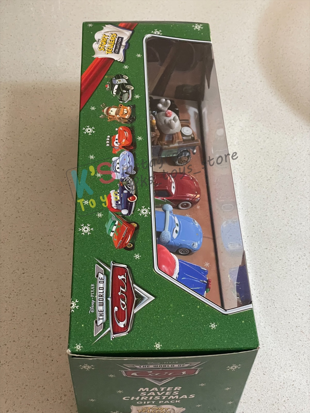 GIFT SET Disney Pixar Cars by MATTEL, EXCLUSIVE 6 PACK MATER SAVES CHRISTMAS - CHRISTMAS CRUISER RAMONE / DECKED OUT DOC HUDSON / SNOW DAY SALLY / HOLIDAY HOTSHOT LIGHTNING MCQUEEN / REINDEER MATER / HOLIDAY SPIRIT SHERIFF - BNIP