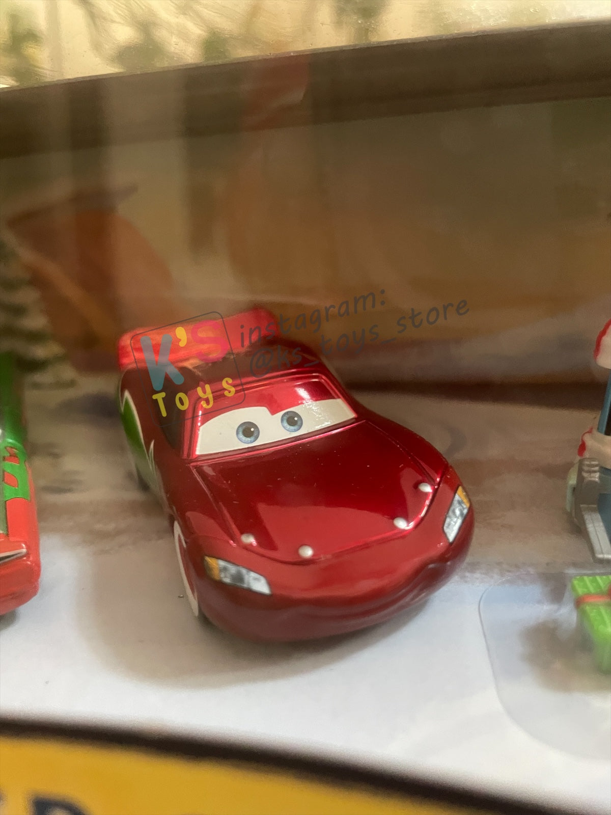 GIFT SET Disney Pixar Cars by MATTEL, EXCLUSIVE 5 PACK MATER SAVES CHRISTMAS - WINTER CRUISER RAMONE - LIGHTNING MCQUEEN - GUIDO LUIGI - FILLMORE - BNIP