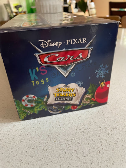 GIFT SET Disney Pixar Cars by MATTEL, EXCLUSIVE 5 PACK MATER SAVES CHRISTMAS - WINTER CRUISER RAMONE - LIGHTNING MCQUEEN - GUIDO LUIGI - FILLMORE - BNIP