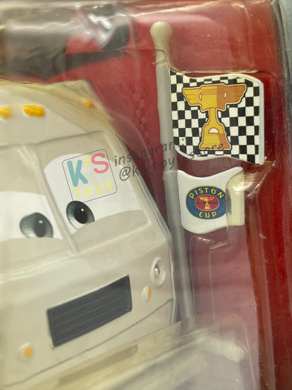 RARE DELUXE DISNEY PIXAR CARS BY MATTEL, "DOUG RM" - BNIP