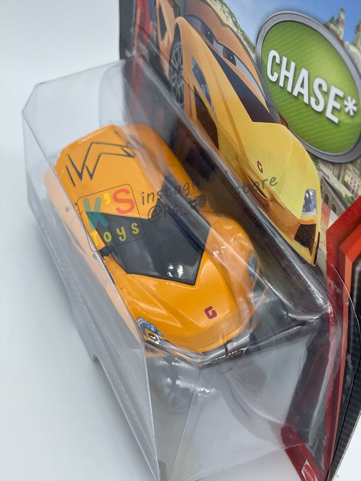 DISNEY PIXAR CARS 1:55 BY MATTEL "FABRIZIO" CHASE CARS 2 SERIES - BNIP