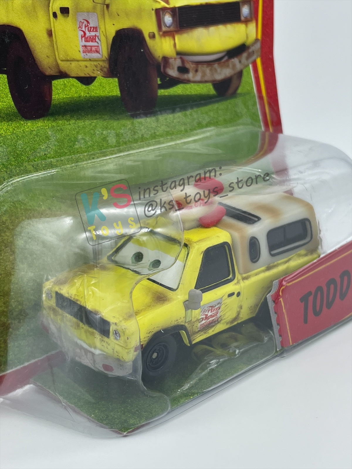 DISNEY PIXAR CARS 1:55 BY MATTEL "TODD" CARS RACE ORAMA SERIES - BNIP