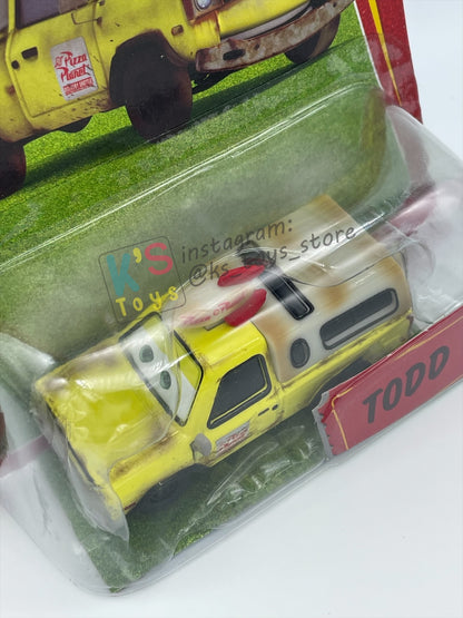 DISNEY PIXAR CARS 1:55 BY MATTEL "TODD" CARS RACE ORAMA SERIES - BNIP