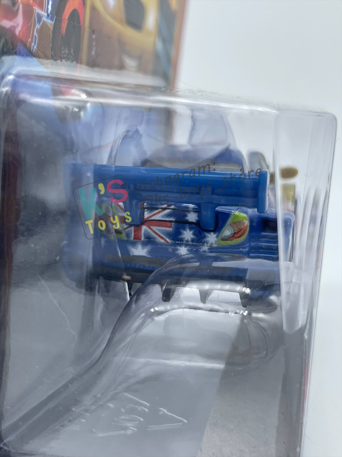 DISNEY PIXAR CARS 1:55 BY MATTEL, "FROSTY" - NEON RACERS SERIES - BNIP