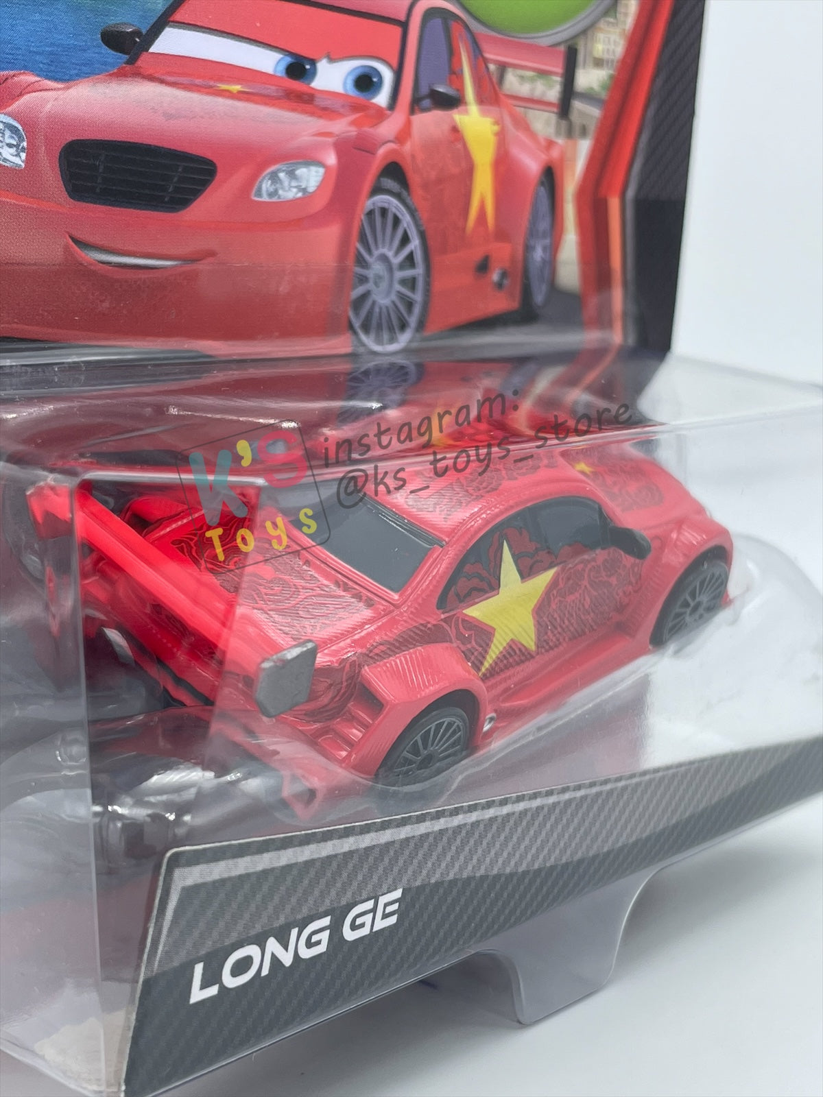 DISNEY PIXAR CARS 1:55 BY MATTEL "LONG GE" CHASE CARS 2 SERIES - BNIP