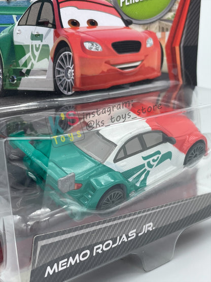DISNEY PIXAR CARS 1:55 BY MATTEL "MEMO ROJAS JR" SUPER CHASE CARS 2 SERIES - BNIP