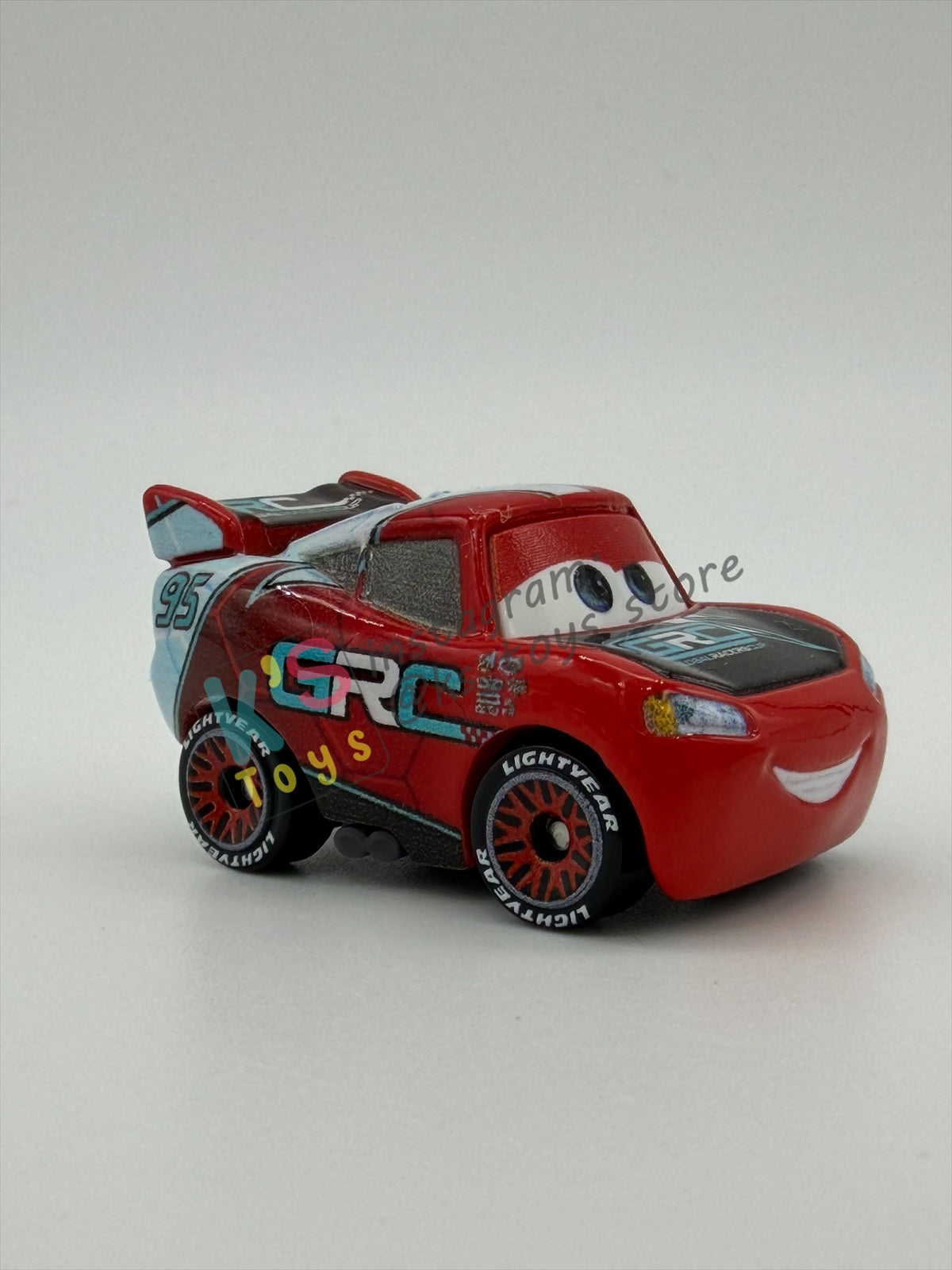 Loose Mini Racers Pixar Disney Cars, GRC LIGHTNING MCQUEEN - Mint / Near Mint Condition