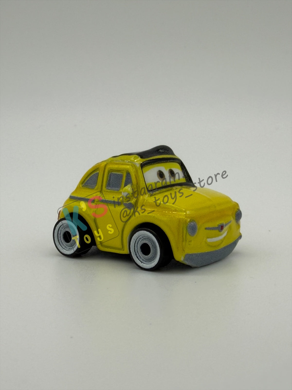 Loose Mini Racers Pixar Disney Cars, LUIGI GLOW - Mint / Near Mint Condition