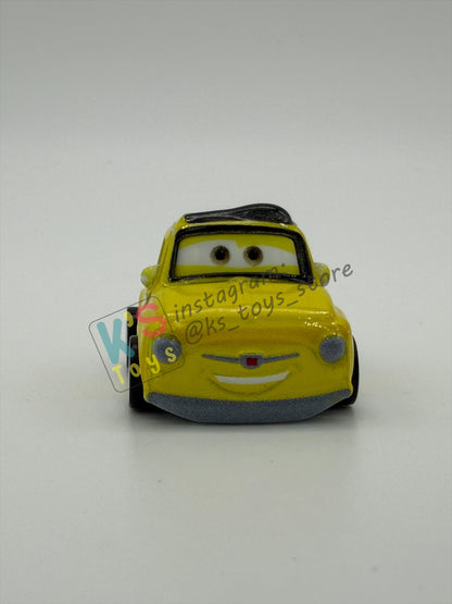 Loose Mini Racers Pixar Disney Cars, LUIGI GLOW - Mint / Near Mint Condition