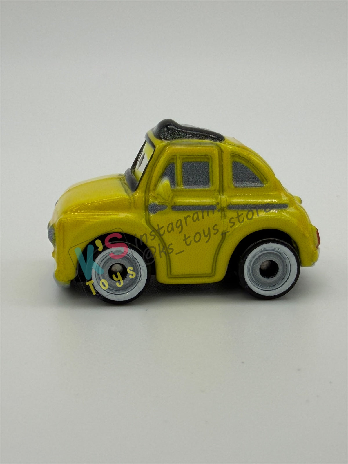 Loose Mini Racers Pixar Disney Cars, LUIGI GLOW - Mint / Near Mint Condition