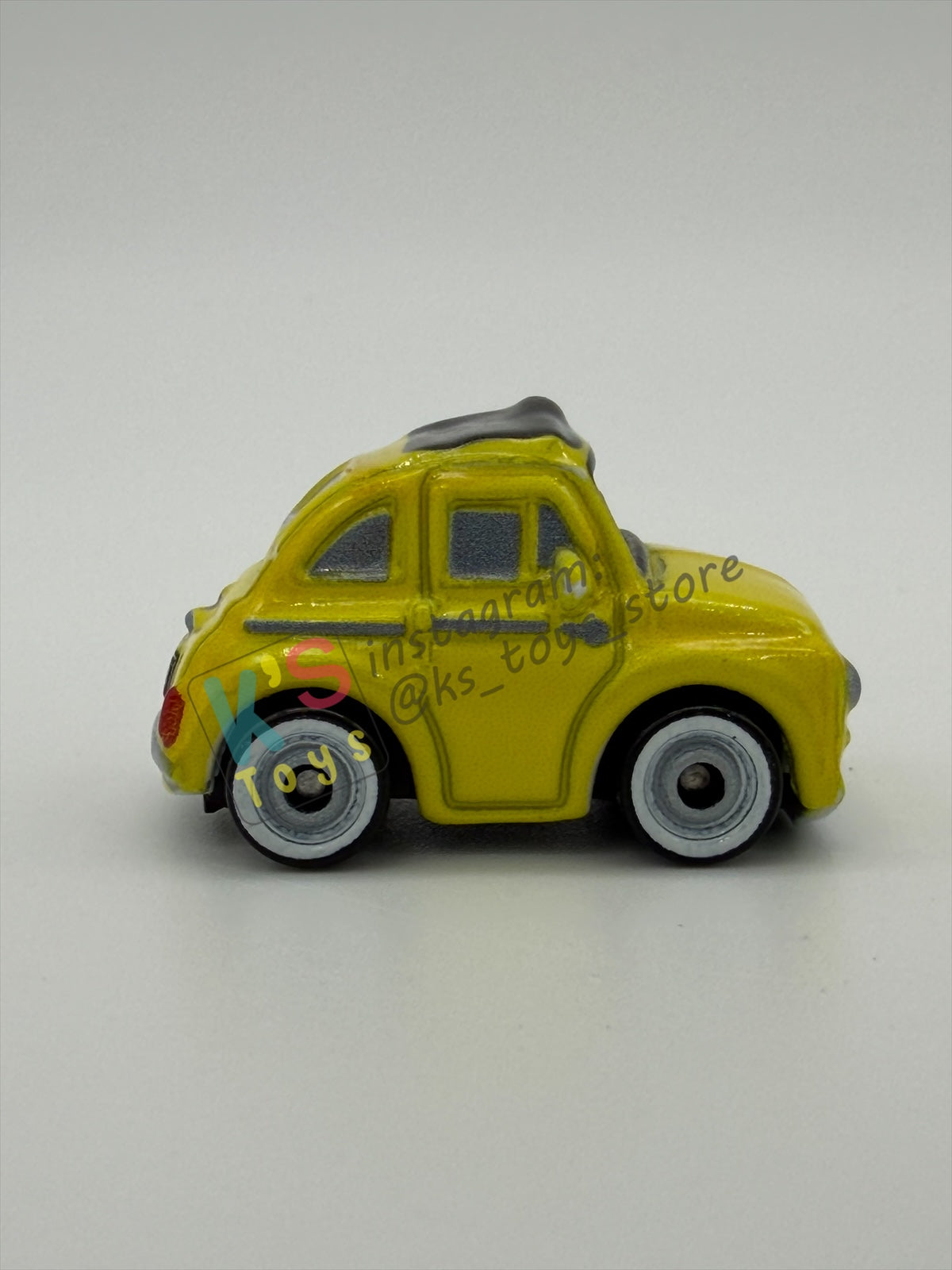 Loose Mini Racers Pixar Disney Cars, LUIGI GLOW - Mint / Near Mint Condition