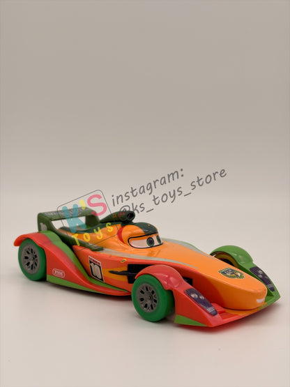 DISNEY STORE OF DISNEY PIXAR CARS 1:43 - CARNIVAL CUP RIP CLUTCHGONESKI - CARNIVAL CUP SERIES - PRE-OWNE