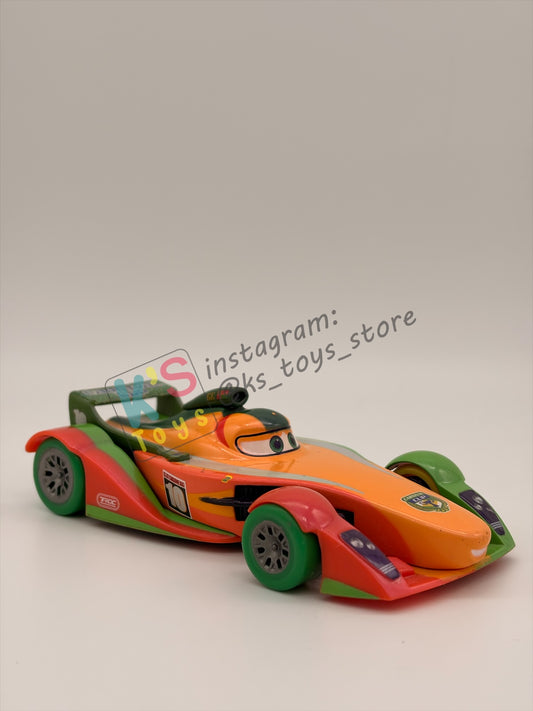 DISNEY STORE OF DISNEY PIXAR CARS 1:43 - CARNIVAL CUP RIP CLUTCHGONESKI - CARNIVAL CUP SERIES - PRE-OWNE