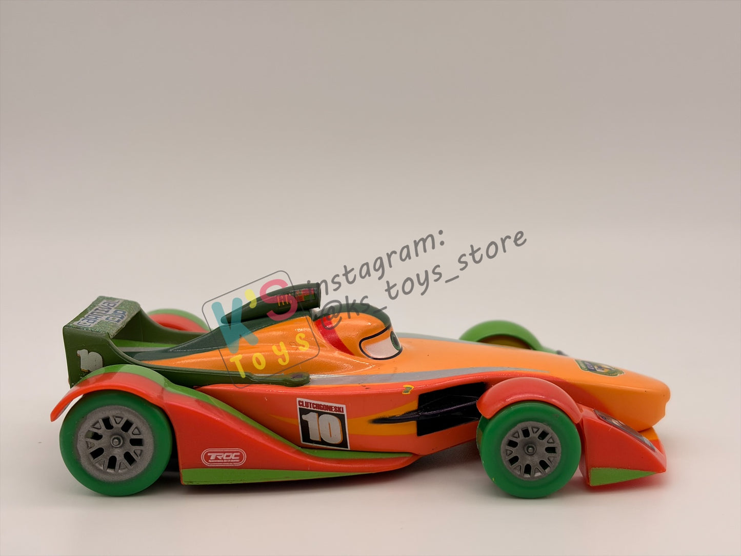 DISNEY STORE OF DISNEY PIXAR CARS 1:43 - CARNIVAL CUP RIP CLUTCHGONESKI - CARNIVAL CUP SERIES - PRE-OWNE