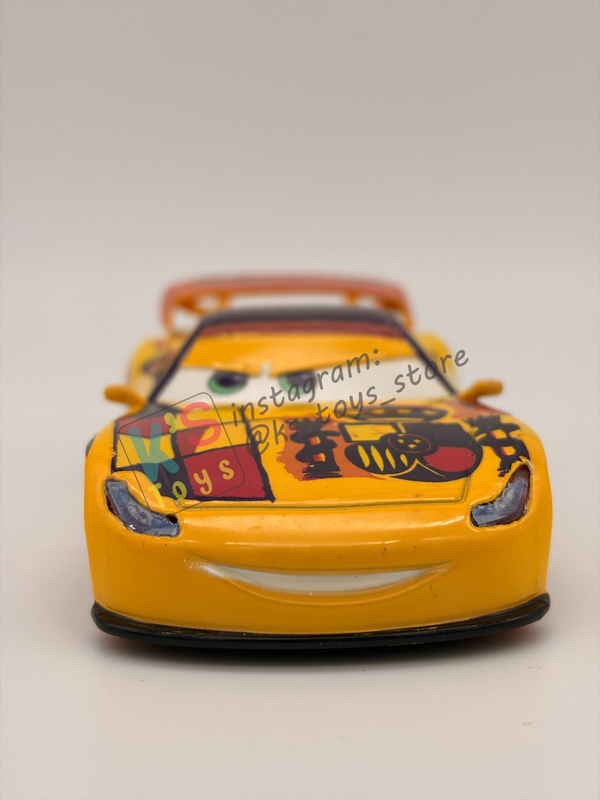 DISNEY STORE OF DISNEY PIXAR CARS 1:43 - CARNIVAL CUP MIGUEL CAMINO - CARNIVAL CUP SERIES - PRE-OWNED