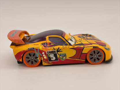 DISNEY STORE OF DISNEY PIXAR CARS 1:43 - CARNIVAL CUP MIGUEL CAMINO - CARNIVAL CUP SERIES - PRE-OWNED