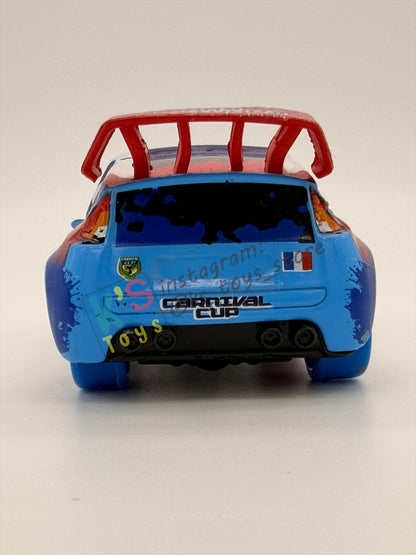 DISNEY STORE OF DISNEY PIXAR CARS 1:43 - CARNIVAL CUP RAOUL CAROULE - CARNIVAL CUP SERIES - PRE-OWNED