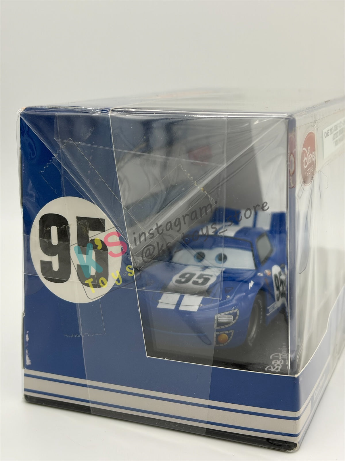Disney Store Version of Disney Pixar Cars 1:43 - 2015 USA ARTIST SERIES LIGHTNING MCQUEEN “BOB PAULEY CUSTOM” - BNIP