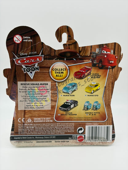DISNEY PIXAR CARS "ORDERLY PITTYS #1 & #2" RESCUE SQUAD MATER SERIES - Cars Toon - BNIP