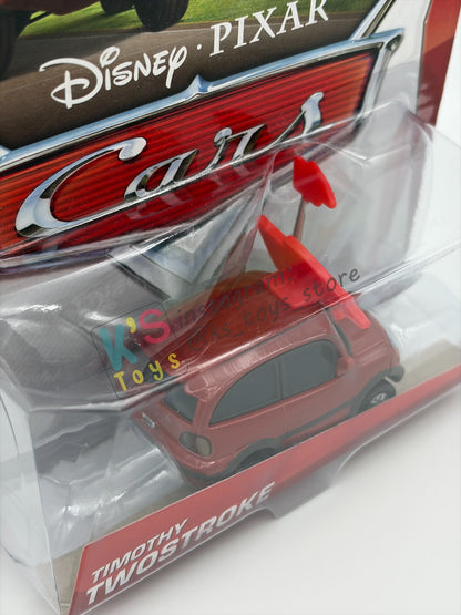 DISNEY PIXAR CARS 1:55 BY MATTEL "TIMOTHY TWOSTROKE" RSN SERIES - BNIP