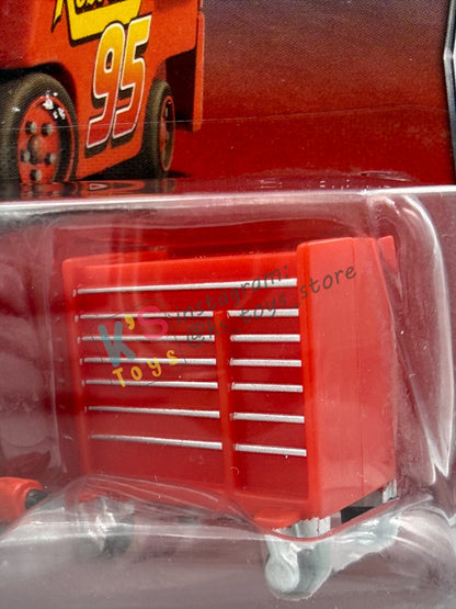 DISNEY PIXAR CARS "MY NAME IS NOT CHUCK WITH CART" PISTON CUP SERIES - BNIP