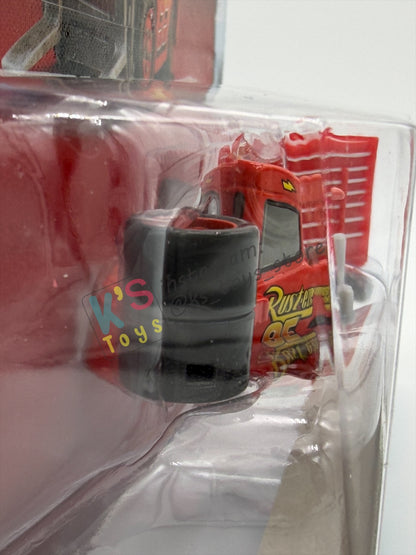 DISNEY PIXAR CARS "MY NAME IS NOT CHUCK WITH CART" PISTON CUP SERIES - BNIP