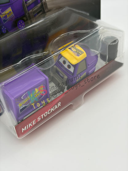DISNEY PIXAR CARS 1:55 BY MATTEL "MIKE STOCKAR" DINOCO 400 SERIES - BNIP