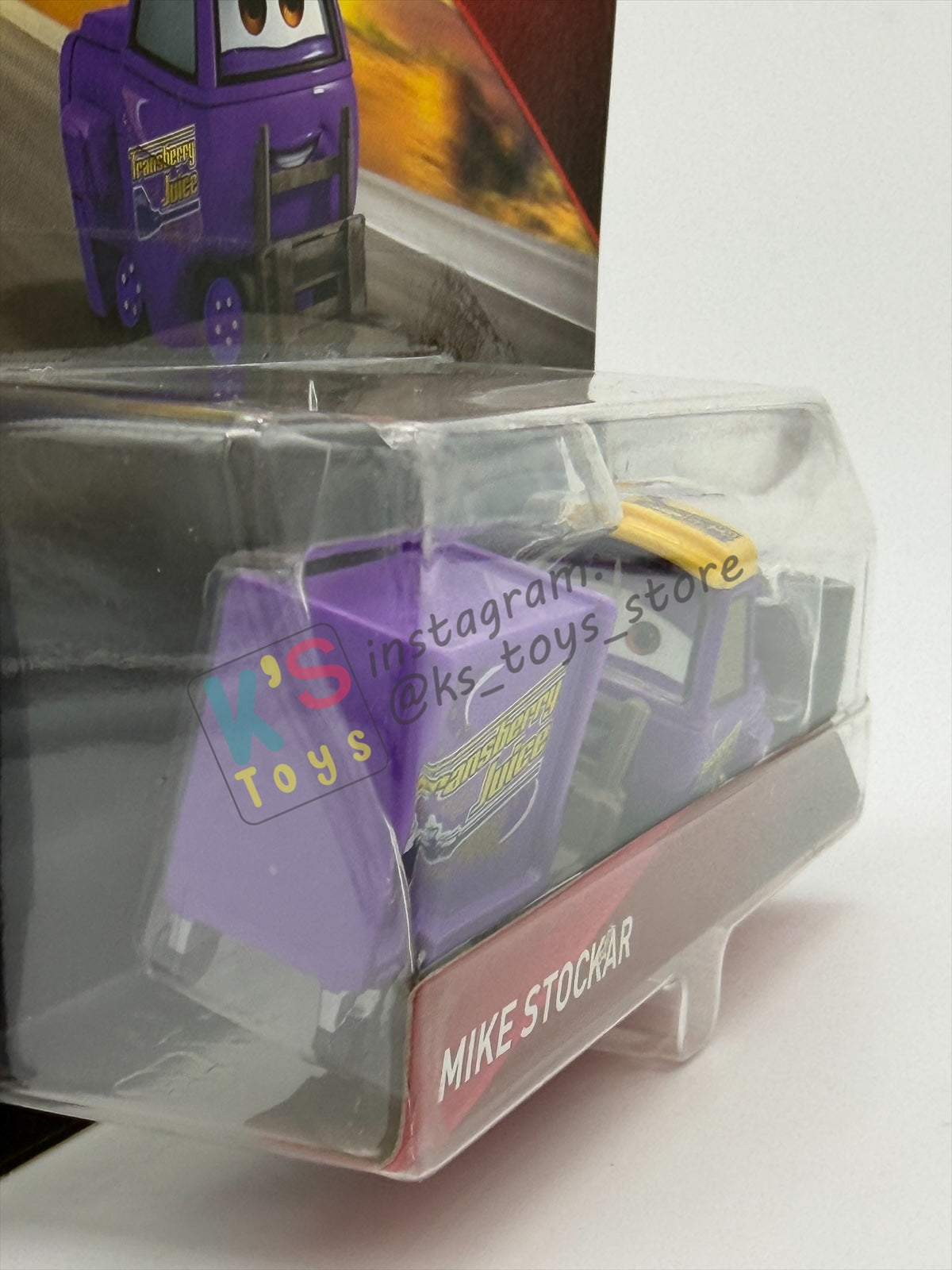 DISNEY PIXAR CARS 1:55 BY MATTEL "MIKE STOCKAR" DINOCO 400 SERIES - BNIP