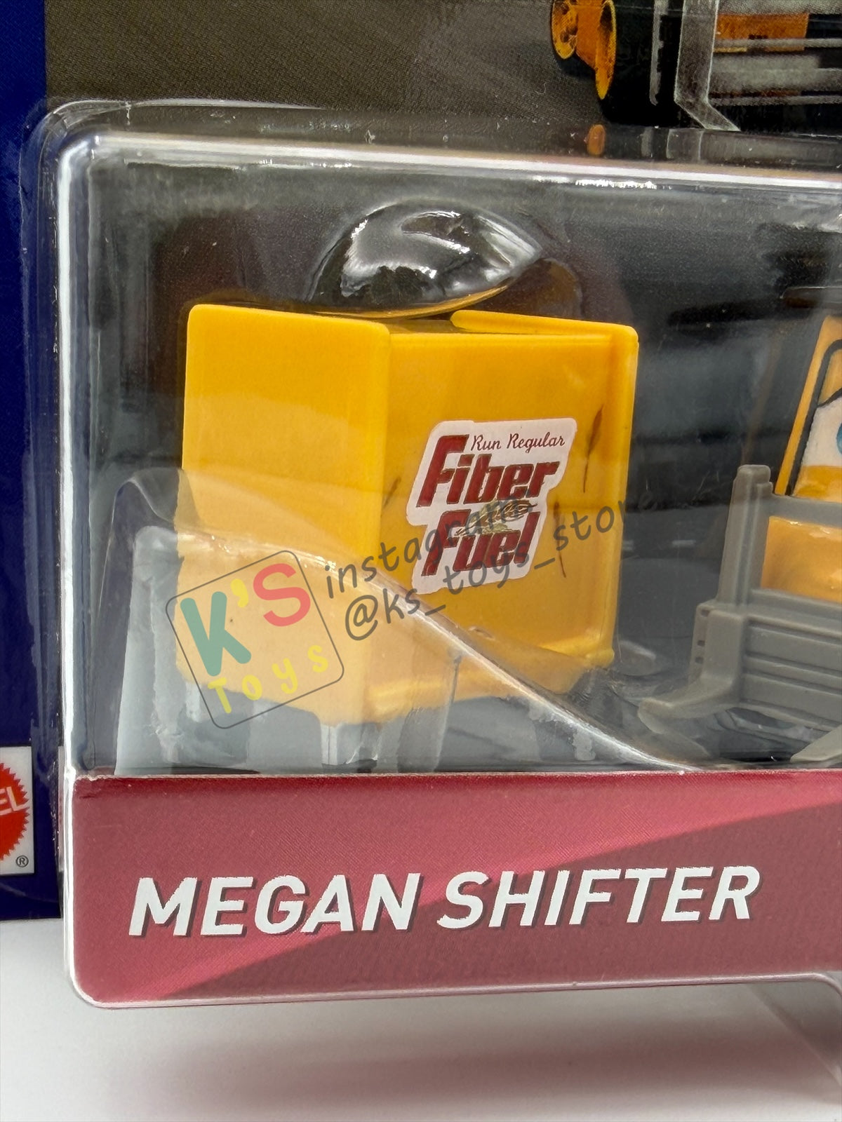 DISNEY PIXAR CARS 1:55 BY MATTEL "MEGAN SHIFTER" DINOCO 400 SERIES - BNIP