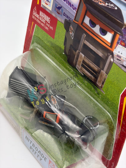 DISNEY PIXAR CARS 1:55 BY MATTEL "NITROADE PITTY #64" RACE ORAMA SERIES - BNIP