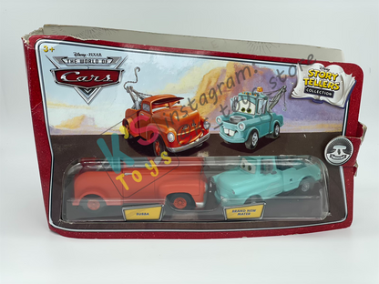 STORY TELLERS DISNEY PIXAR CARS - BUBBA AND BRAND NEW MATER 2PACK #02 - BNIP