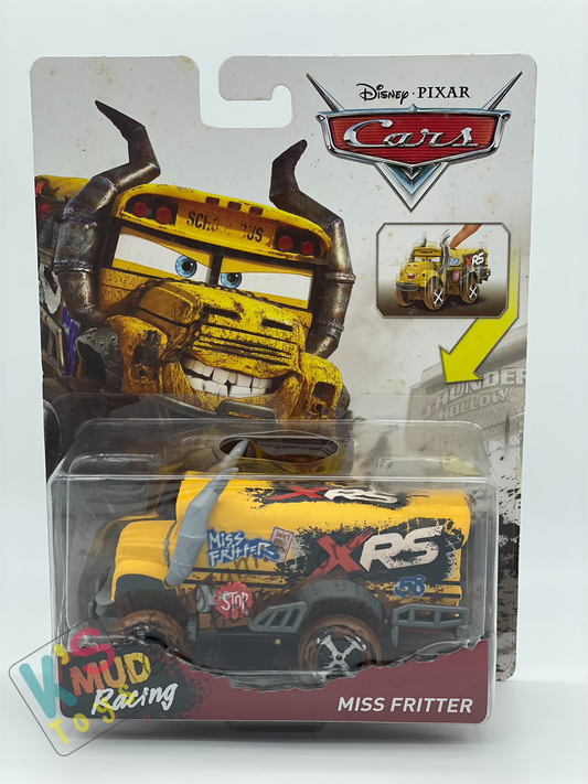 DELUXE DISNEY PIXAR CARS - XRS MISS FRITTER - MUD RACING SERIES - BNIP