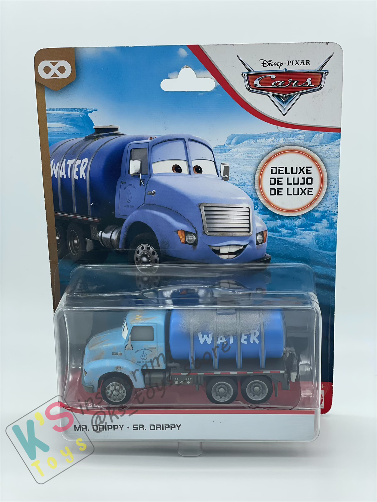 DELUXE DISNEY PIXAR CARS "MR. DRIPPY" THUNDER HOLLOWS SERIES - BNIP