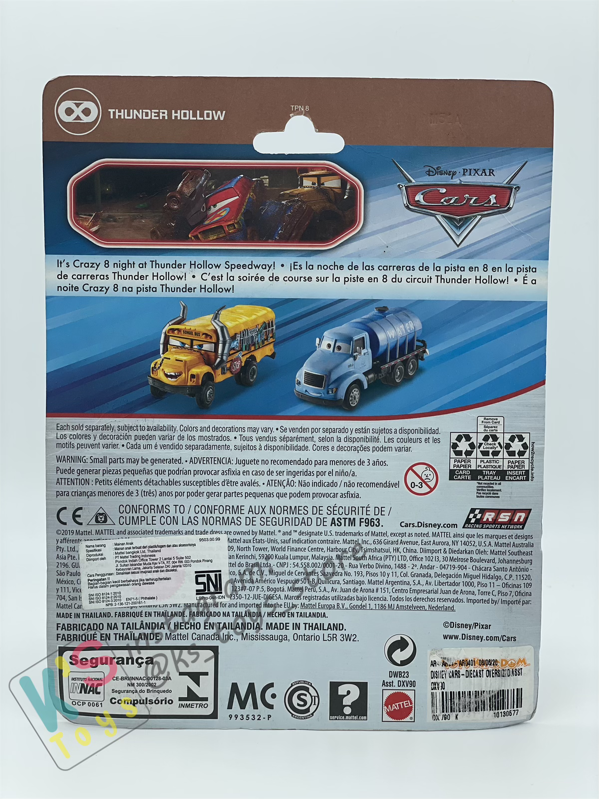 DELUXE DISNEY PIXAR CARS "MR. DRIPPY" THUNDER HOLLOWS SERIES - BNIP