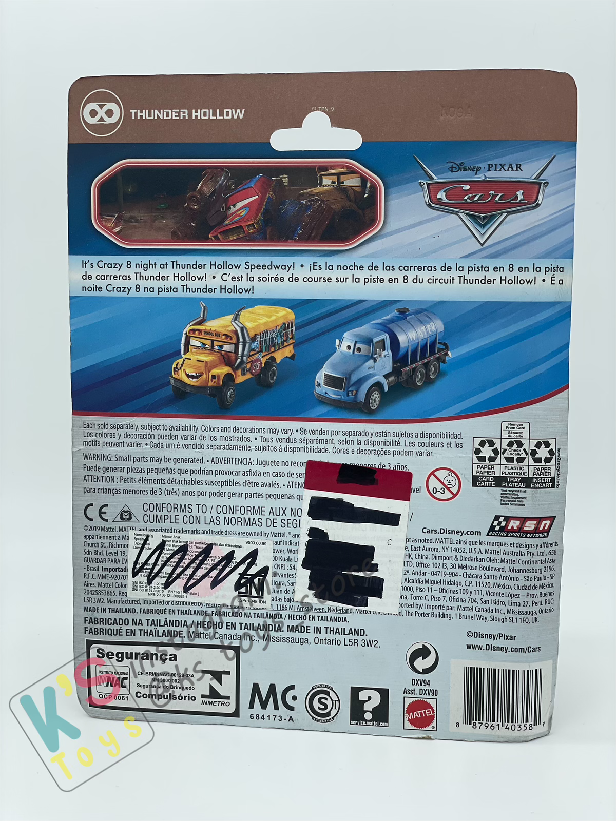 DELUXE DISNEY PIXAR CARS - MISS FRITTER - THUNDER HOLLOWS SERIES - BNIP