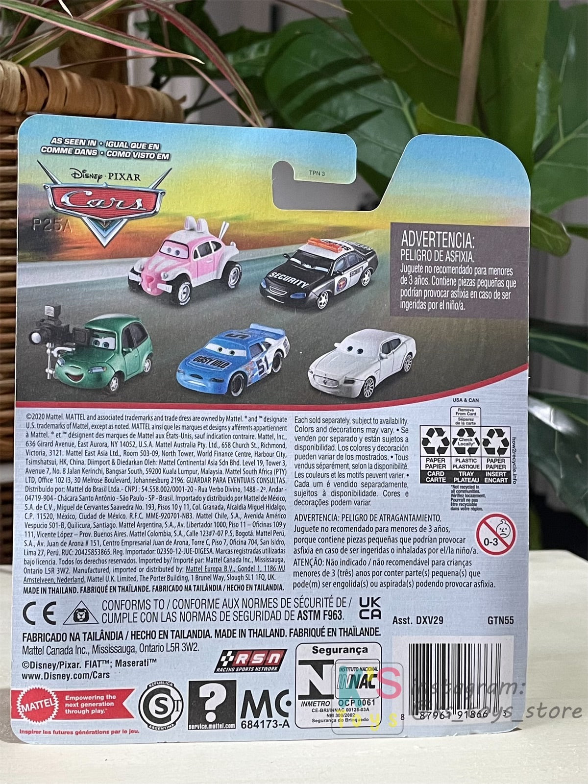 DISNEY PIXAR CARS BY MATTEL, MUMMY COSTUME LUIGI AND GHOST COSTUME GUIDO  - 2021 NEW RELEASE - BNIP