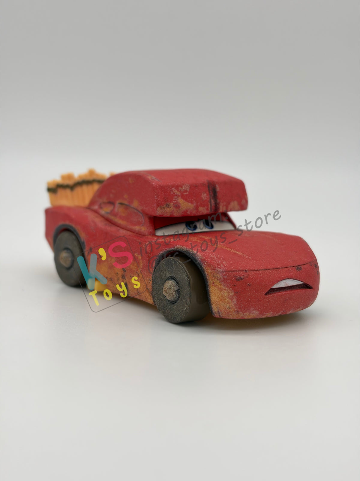 PRE-OWNED / LOOSE DISNEY PIXAR CARS - “CAVE LIGHTNING MCQUEEN" - CARS ON THE ROAD SERIES - NEAR MINT CONDITION