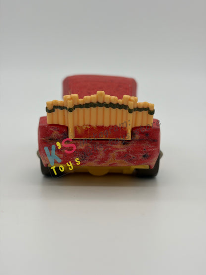 PRE-OWNED / LOOSE DISNEY PIXAR CARS - “CAVE LIGHTNING MCQUEEN" - CARS ON THE ROAD SERIES - NEAR MINT CONDITION