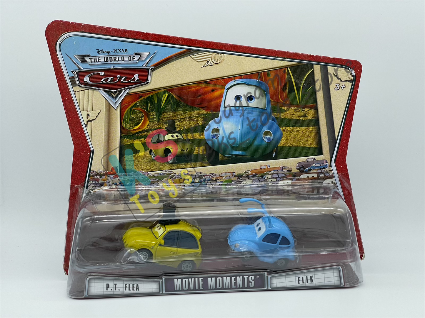 Disney Pixar Cars 1:55 by Mattel 2-Pack Movie Moments, P.T. FLEA & FLIK - BNIP