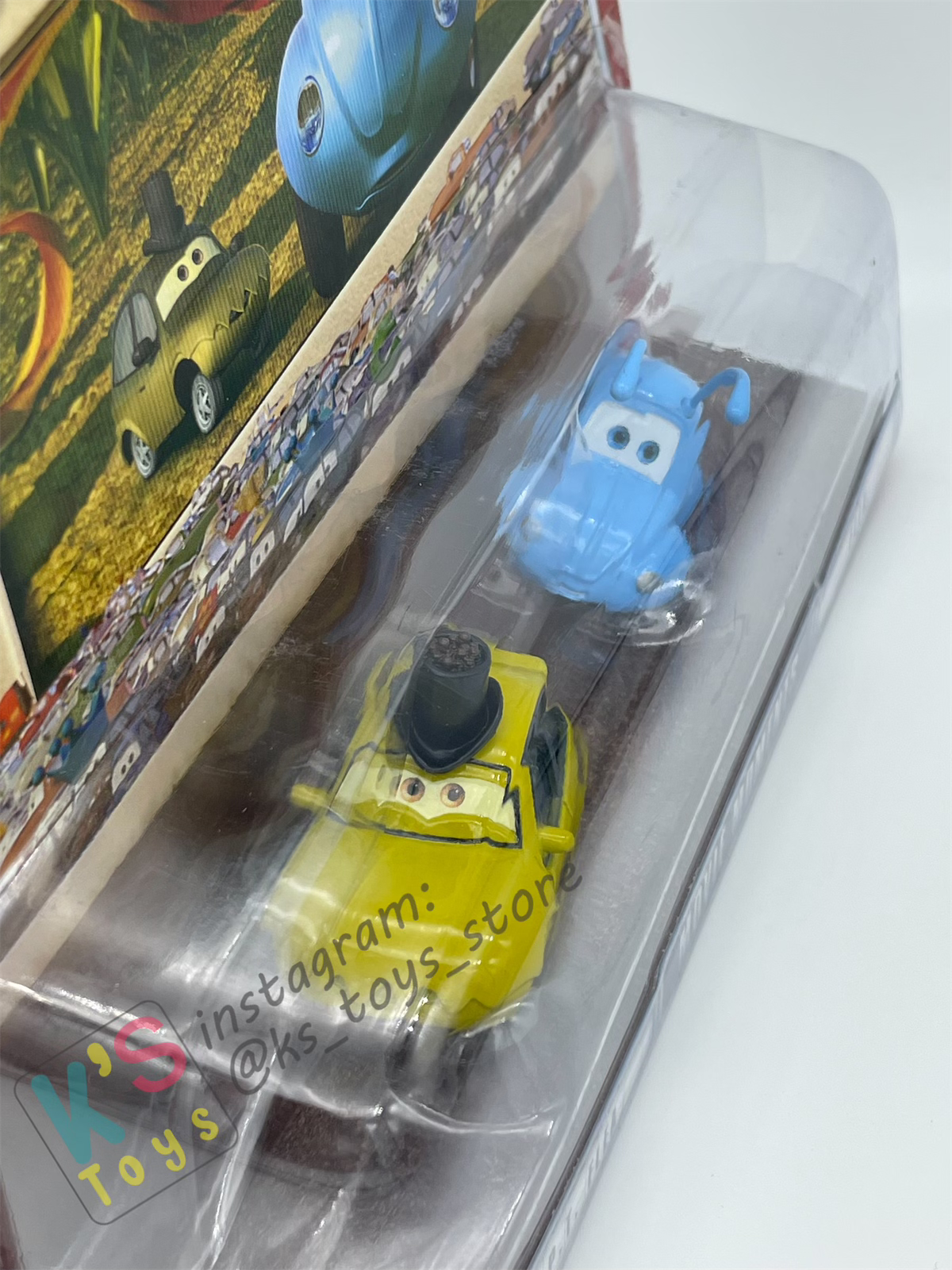 Disney Pixar Cars 1:55 by Mattel 2-Pack Movie Moments, P.T. FLEA & FLIK - BNIP