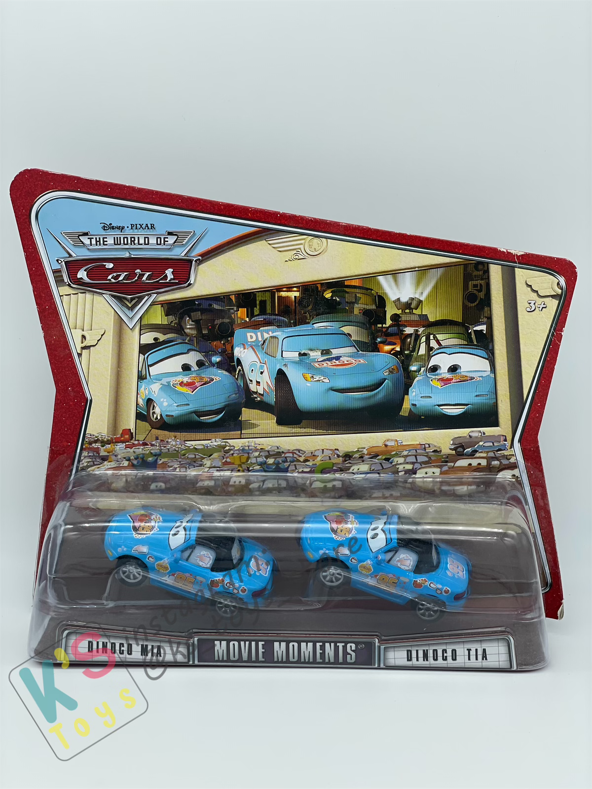 Disney Pixar Cars 1:55 by Mattel 2-Pack MOVIE MOMENTS, DINOCO MIA & DINOCO TIA - BNIP