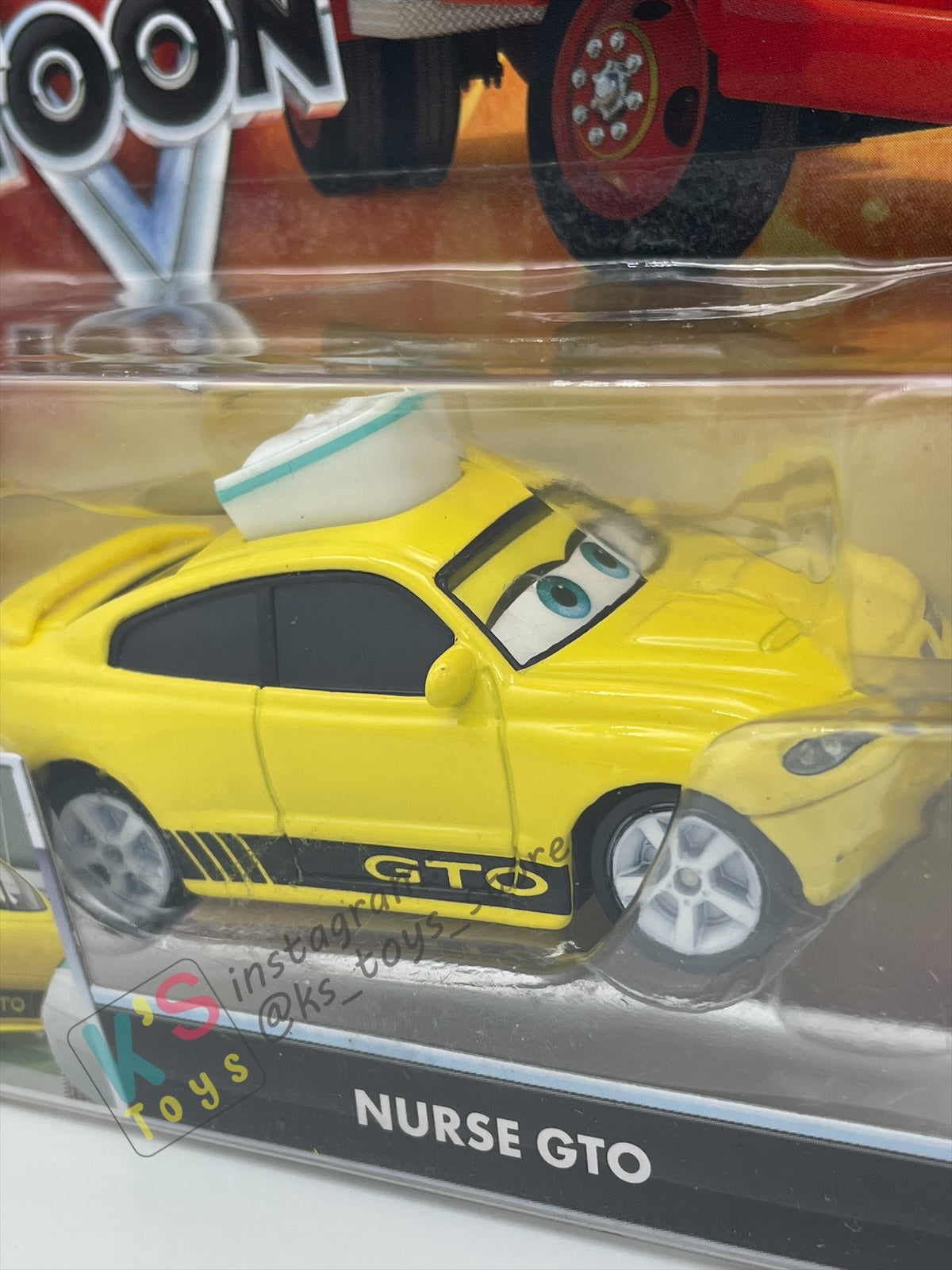 DISNEY PIXAR CARS "NURSE GTO" RESCUE SQUAD MATER SERIES - Cars Toon - BNIP