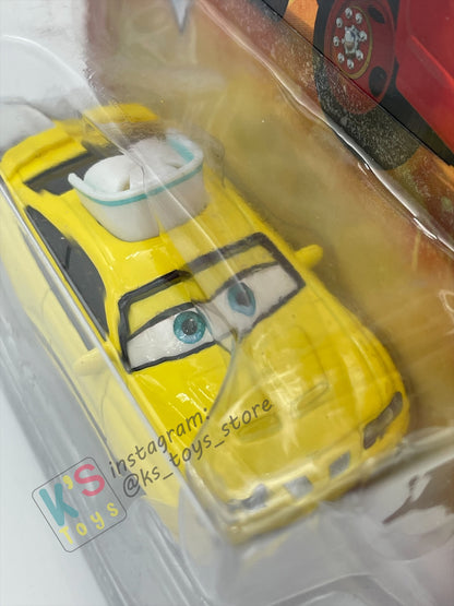 DISNEY PIXAR CARS "NURSE GTO" RESCUE SQUAD MATER SERIES - Cars Toon - BNIP